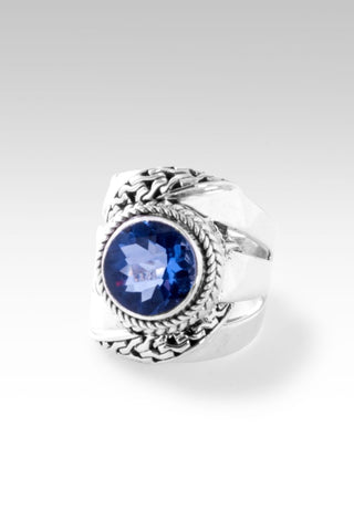 Beacon of Courage Ring™ in Blue Violet Fluorite - Statement - SARDA™