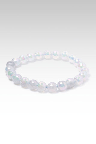 Beaded Celestial Rainbow Snow Agate Bracelet™ - Stretch Bead Bracelet - SARDA™
