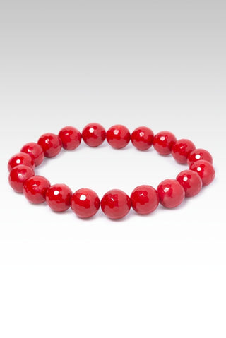 Beaded Red Honeycomb Bracelet™ - Stretch Bead Bracelet - SARDA™