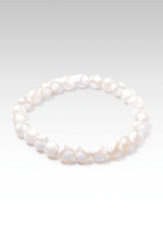 Beaded White Animal Print Agate Bracelet™ - Stretch Bead Bracelet - SARDA™