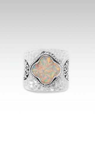 Blessed Assurance Ring™ in Peaches & Cream Simulated Opal - Statement - SARDA™