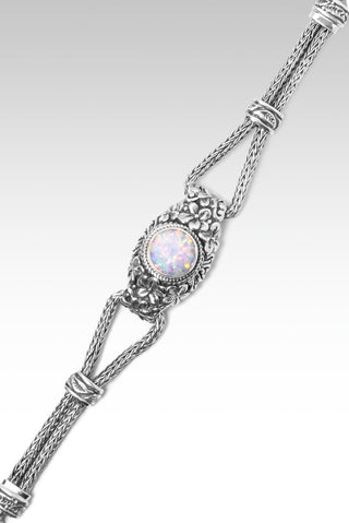 Blossom Bracelet™ in Cotton Candy Simulated Opal - Single Stone - SARDA™