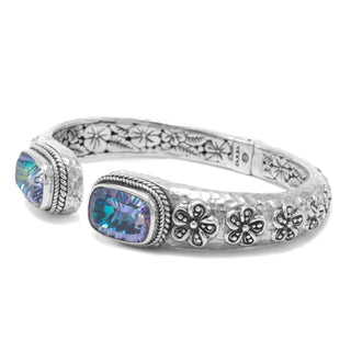 BY THE SEA™ MYSTIC QUARTZ OVAL TIP-TO-TIP BRACELET WITH RETENTION HINGE™ - Tip-to-Tip - SARDA™