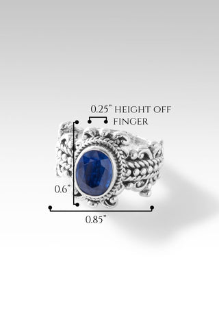 Embrace the Good Ring™ in Blue Kyanite - Dinner - SARDA™