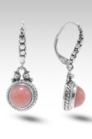 Eternal Life Earrings™ in Pink Peruvian Opal - Lever Back - SARDA™