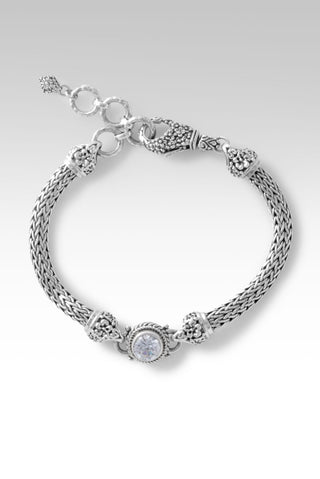 Flourish Radiantly Bracelet™ in Moissanite - Single Stone - SARDA™