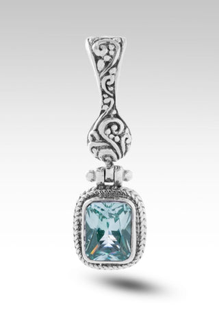 Forever Happy Pendant™ in Paraiba Lab Created Spinel - Magnetic Enhancer Bail - SARDA™