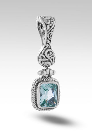 Forever Happy Pendant™ in Paraiba Lab Created Spinel - Magnetic Enhancer Bail - SARDA™