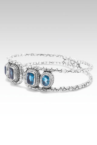 Fountain of Blessings Tip-to-Tip Bracelet™ in London Blue Topaz - Tip-to-Tip - SARDA™