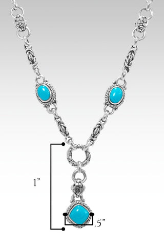 Generosity Prospers Necklace™ in Sleeping Beauty Turquoise - Multi Stone - SARDA™
