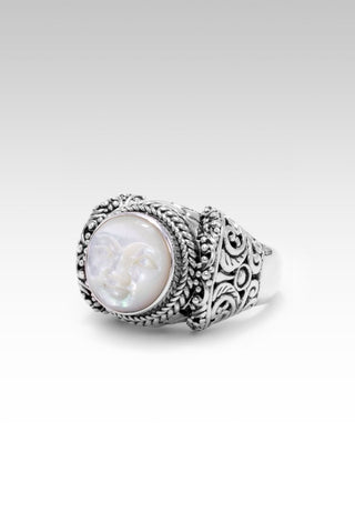 Govern the Night Ring™ in White Mother of Pearl - Statement - SARDA™