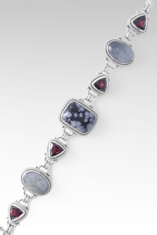 Gracious Heart Bracelet™ in Snowflake Obsidian - Multi Stone - SARDA™