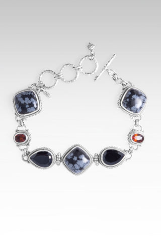 Gracious Treasure Bracelet™ in Snowflake Obsidian - Multi Stone - SARDA™