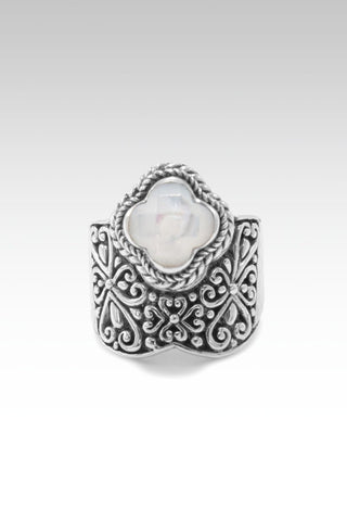 Harmony Ring™ in White Mother of Pearl - Statement - SARDA™