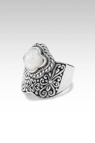Harmony Ring™ in White Mother of Pearl - Statement - SARDA™