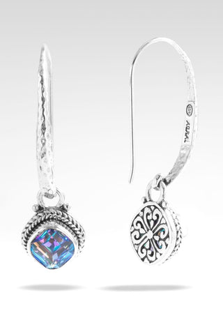 Heavenly Whispers Earrings™ in True Picasso™ Mystic Quartz - Bali Wire - SARDA™