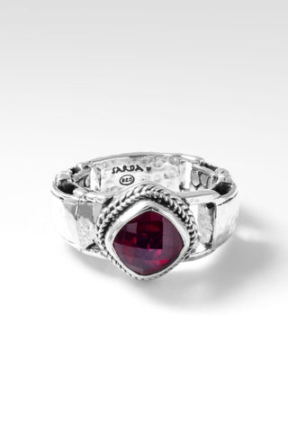 Hold on to Promises Ring™ in Red Ruby - Dinner - SARDA™