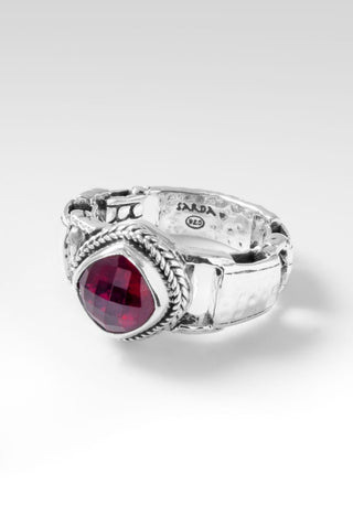 Hold on to Promises Ring™ in Red Ruby - Dinner - SARDA™