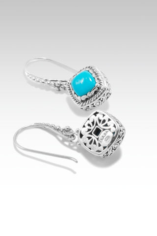 Hopeful Soul Earrings™ in Sleeping Beauty Turquoise - Bali Wire - SARDA™