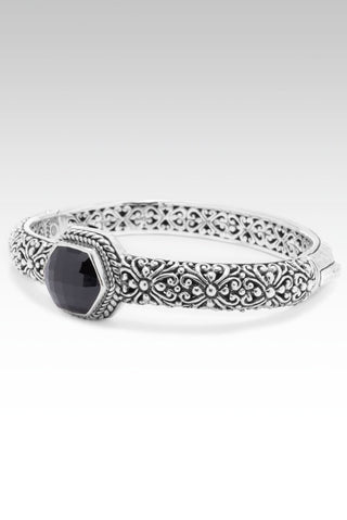 Imperfectly Perfect Bangle™ in Black Spinel - Bangle - SARDA™