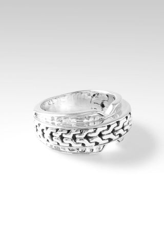 Ironclad Resolve Ring™ in Chainlink - Stackable - SARDA™