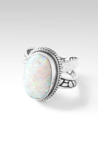 Joy in the Journey Ring™ in Peaches & Cream Simulated Opal - Dinner - SARDA™