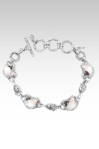 Kitty Bracelet™ in White, Pink & Black Mother of Pearl - Multi Stone - SARDA™