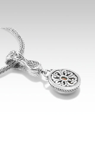 Let Us Sing a New Song Pendant™ in Green Reflections™ Mystic Quartz - Magnetic Enhancer Bail - SARDA™