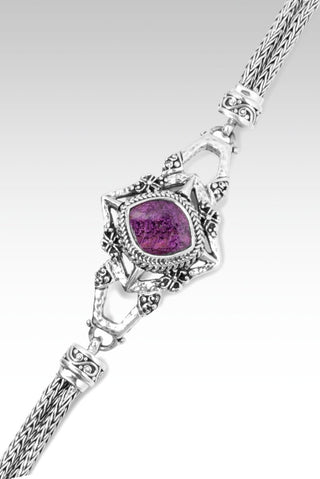 Light of the World Bracelet™ in Purpurite - Single Stone - SARDA™
