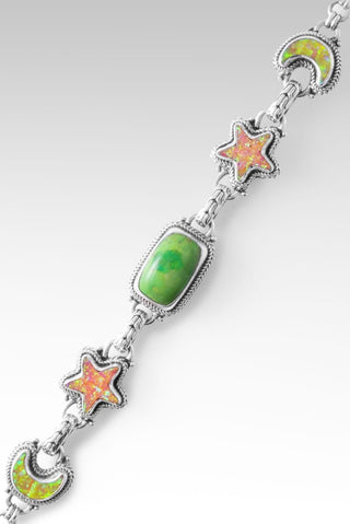 Over The Moon Bracelet™ in Mohave Green Kingman Turquoise - Multi Stone - SARDA™