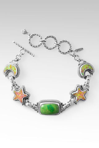 Over The Moon Bracelet™ in Mohave Green Kingman Turquoise - Multi Stone - SARDA™