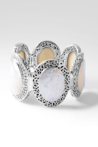 Overwhelming Peace Bangle™ in Mother of Pearl - Bangle - SARDA™