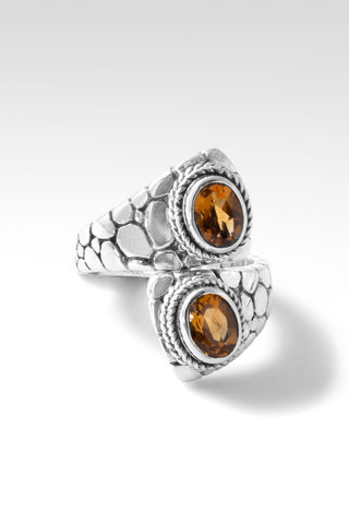 Peace Reigns Ring™ in Citrine - Bypass - SARDA™