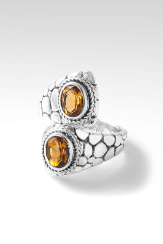 Peace Reigns Ring™ in Citrine - Bypass - SARDA™