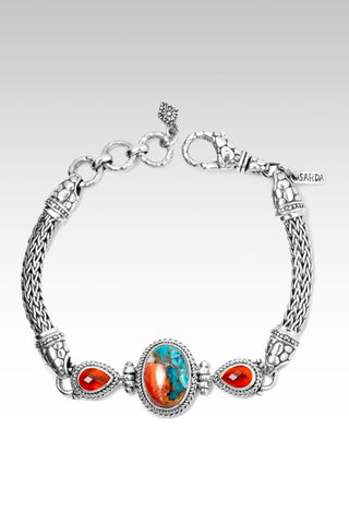Pure Radiance Bracelet™ in Chinese Turquoise & Spiny Oyster - Multi Stone - SARDA™