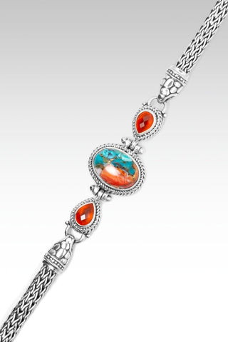 Pure Radiance Bracelet™ in Chinese Turquoise & Spiny Oyster - Multi Stone - SARDA™