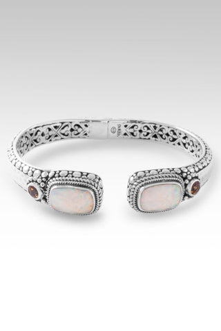Radiant Glory Tip-to-Tip Bracelet™ in Peaches & Cream Simulated Opal - Tip-to-Tip - SARDA™