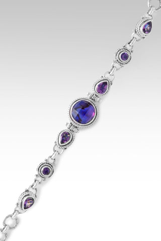 Regal Devotion Bracelet II™ in Royal Purple Abalone Quartz - Multi Stone - SARDA™