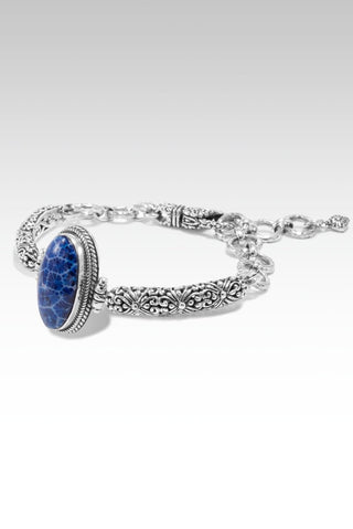 Rejoice Always Bracelet™ in Navy Blue Indonesian Coral - Single Stone - SARDA™