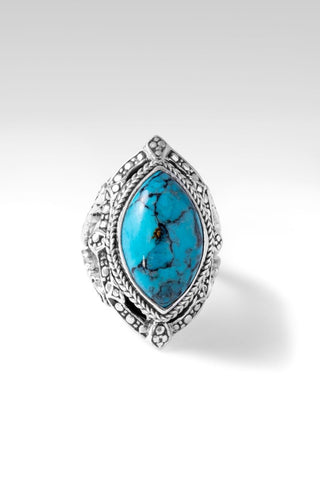 Seek Joy Ring™ in Turquoise with Black Matrix - Statement - SARDA™