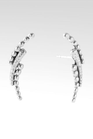 Spiritual Ascent Earrings™ in Hammered - Stud - SARDA™
