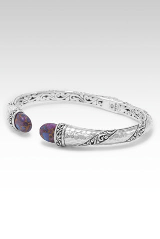 Stand Firm In Faith Tip-to-Tip Bracelet™ in Purple Mohave Kingman Turquoise - Tip-to-Tip - SARDA™