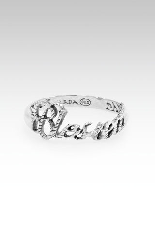STERLING SILVER BLESSED RING - Stackable - SARDA™