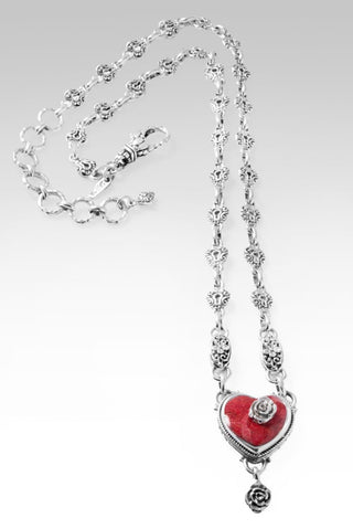 Sweetheart Necklace™ in Red Sponge Coral - SARDA™