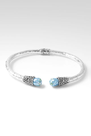 There is Always Light Tip-to-Tip Bracelet™ in Aqua Green Mother of Pearl Mosaic - Tip-to-Tip - SARDA™