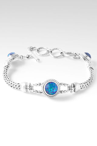 Tranquil Spirit Bracelet™ in Cosmic Skies Simulated Opal & Quartz Doublet - Multi Stone - SARDA™