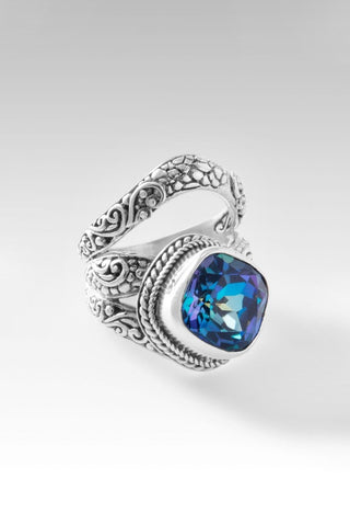 Unending Happiness Ring™ in Blueicious™ Mystic Quartz - Statement - SARDA™