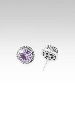 Keep Praising Earrings™ in Rose De France Amethyst