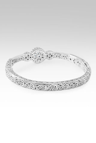 Everlasting Faithfulness Bangle Bracelet™ in Seductive Red™ Mystic Quartz & Red Ruby 6.25