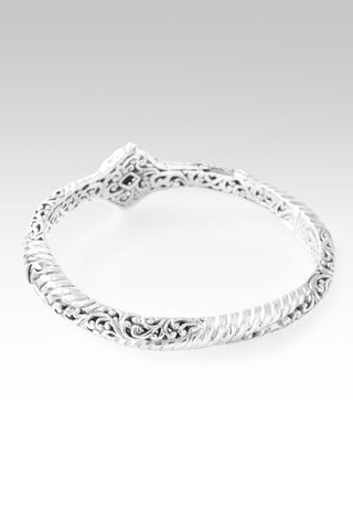 Hello Blessings, Goodbye Never Enough Bangle Bracelet™ in London Blue Topaz